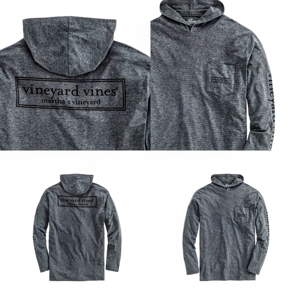 Vineyard Vines 3XLT Hooded Tee Long Sleeve NWT